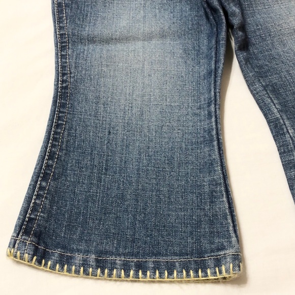 Vintage Baby Gap Adorable Girl’s Boho Flare Denim Jeans- L - Picture 3 of 11